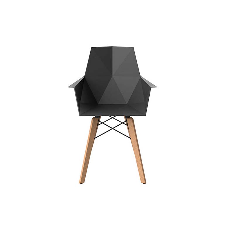 Faz wood armchair